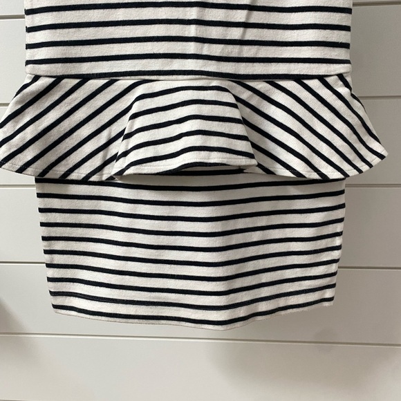 Janie and Jack Striped Peplum Kids Dress - Picture 3 of 3